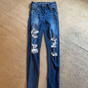 American eagle ripped jeans